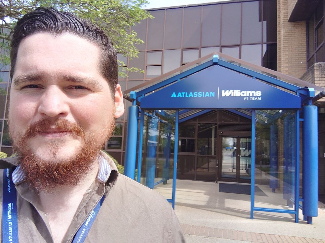 Krisztian at Williams F1